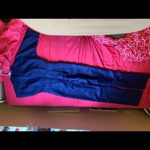 Formal blue jumpsuit